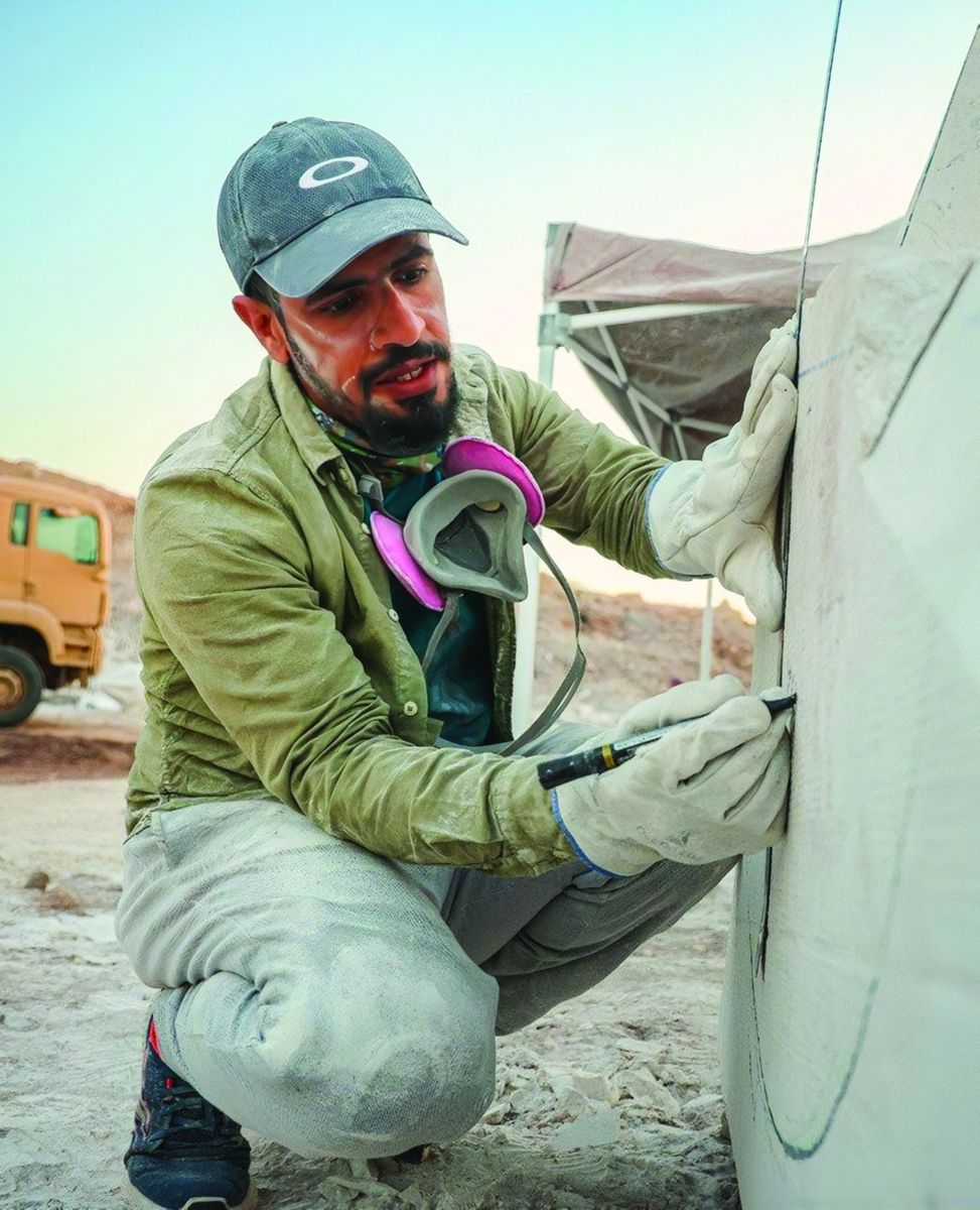 Sculptor Ahmed al-Shabibi, Oman